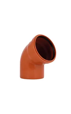 Коліно KG System d160×67°, з ПВХ для каналізаційних труб Ostendorf-OSMA