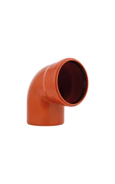 Коліно KG System d160×87°, з ПВХ для каналізаційних труб Ostendorf-OSMA