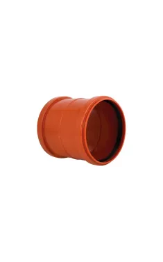 Муфта подвійна KG System d160, з ПВХ для каналізаційних труб Ostendorf-OSMA
