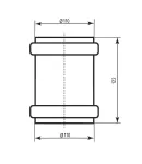 Ostendorf-OSMA Муфта надвижная KG System d110 фото - 2