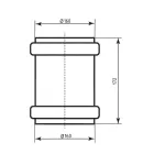 Ostendorf-OSMA Муфта надвижная KG System d160 фото - 2