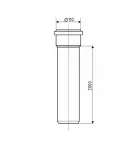 Ostendorf-OSMA Труба канализационная KG System d110×2000 мм фото - 2