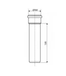 Ostendorf-OSMA Труба канализационная KG System d160×500 мм фото - 2