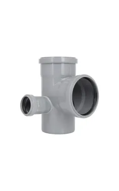 Хрестовина двоплощинна HT-System PLUS d110/110/110/50×87° (Л), з ППР для каналізаційних труб Ostendorf-OSMA