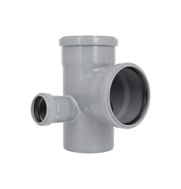 Хрестовина двоплощинна HT-System PLUS d110/110/110/50×87° (Л), з ППР для каналізаційних труб Ostendorf-OSMA фото - 1