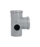 Хрестовина двоплощинна HT-System PLUS d110/110/110/50×87° (Л), з ППР для каналізаційних труб Ostendorf-OSMA фото - 4