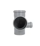 Хрестовина двоплощинна HT-System PLUS d110/110/110/50×87° (П), з ППР для каналізаційних труб Ostendorf-OSMA фото - 5