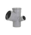 Хрестовина двоплощинна HT-System PLUS d110/110/110/50×67° (П), з ППР для каналізаційних труб Ostendorf-OSMA фото - 3