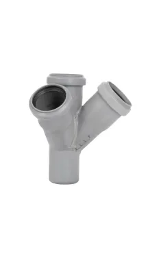Хрестовина двоплощинна HT-System PLUS d50/50/50/50×45°, з ППР для каналізаційних труб Ostendorf-OSMA