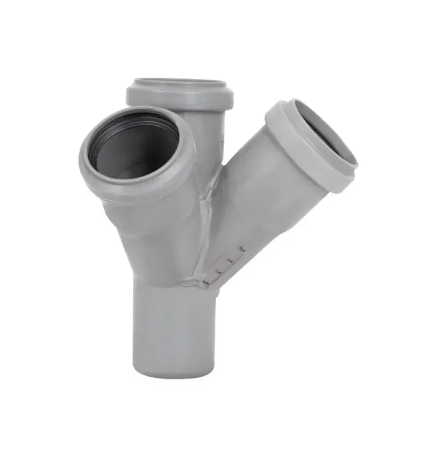 Хрестовина двоплощинна HT-System PLUS d50/50/50/50×45°, з ППР для каналізаційних труб Ostendorf-OSMA фото - 1