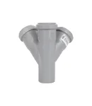 Хрестовина двоплощинна HT-System PLUS d50/50/50/50×45°, з ППР для каналізаційних труб Ostendorf-OSMA фото - 5