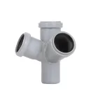 Хрестовина двоплощинна HT-System PLUS d50/50/50/50×67°, з ППР для каналізаційних труб Ostendorf-OSMA фото - 3