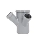 Хрестовина двоплощинна HT-System PLUS d110/110/50/50×45°, з ППР для каналізаційних труб Ostendorf-OSMA фото - 3