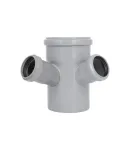 Хрестовина двоплощинна HT-System PLUS d110/110/50/50×67°, з ППР для каналізаційних труб Ostendorf-OSMA фото - 4