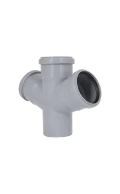 Хрестовина HT-System PLUS d75/75/75/75×67°, з ППР для каналізаційних труб Ostendorf-OSMA