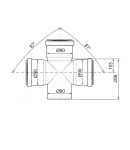 Ostendorf-OSMA Крестовина HT-System PLUS d90/90/90/90×87° фото - 2