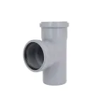 Трійник HT-System PLUS d75/75/75×87°, з ППР для каналізаційних труб Ostendorf-OSMA фото - 3