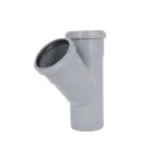 Трійник HT-System PLUS d75/75/75×45°, з ППР для каналізаційних труб Ostendorf-OSMA фото - 3