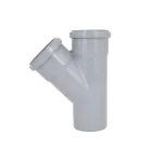 Трійник HT-System PLUS d75/75/75×45°, з ППР для каналізаційних труб Ostendorf-OSMA фото - 4