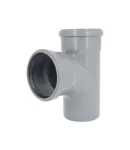 Трійник плавний HT-System PLUS d110/110/110×87°, з ППР для каналізаційних труб Ostendorf-OSMA фото - 2