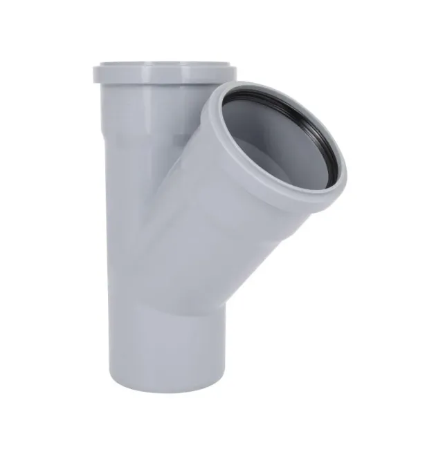Трійник HT-System PLUS d90/90/90×45°, з ППР для каналізаційних труб Ostendorf-OSMA фото - 1