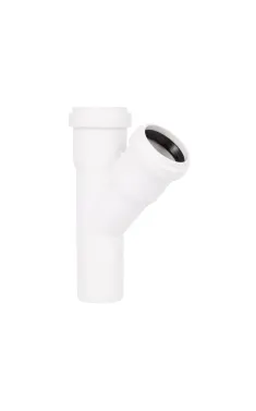 Трійник HT-System PLUS d32/32/32×45°, з ППР для каналізаційних труб Ostendorf-OSMA ″Білий″