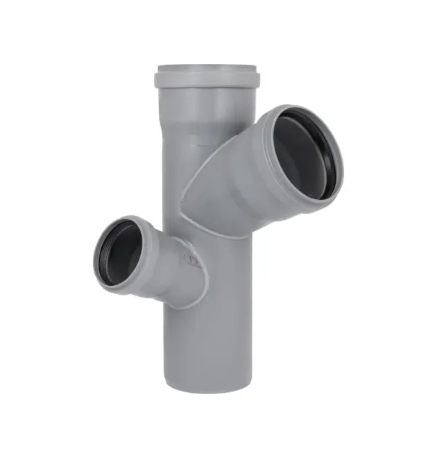 Хрестовина двоплощинна HT-System PLUS d110/110/110/75×67° (Л), з ППР для каналізаційних труб Ostendorf-OSMA фото - 1