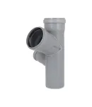 Хрестовина двоплощинна HT-System PLUS d110/110/110/75×67° (Л), з ППР для каналізаційних труб Ostendorf-OSMA фото - 3