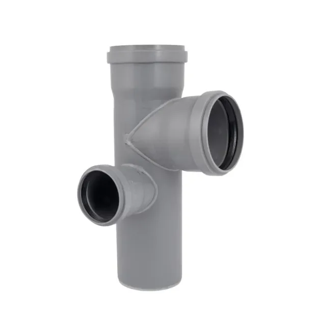 Хрестовина двоплощинна HT-System PLUS d110/110/110/75×87° (Л), з ППР для каналізаційних труб Ostendorf-OSMA фото - 1