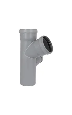 Хрестовина двоплощинна HT-System PLUS d110/110/110/75×67° (П), з ППР для каналізаційних труб Ostendorf-OSMA