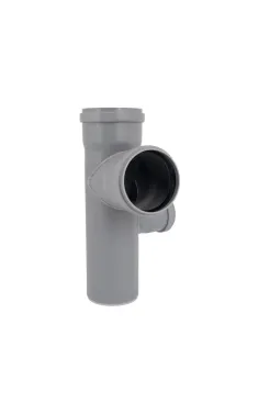Хрестовина двоплощинна HT-System PLUS d110/110/110/75×87° (П), з ППР для каналізаційних труб Ostendorf-OSMA