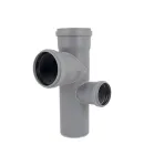 Хрестовина двоплощинна HT-System PLUS d110/110/110/75×87° (П), з ППР для каналізаційних труб Ostendorf-OSMA фото - 3