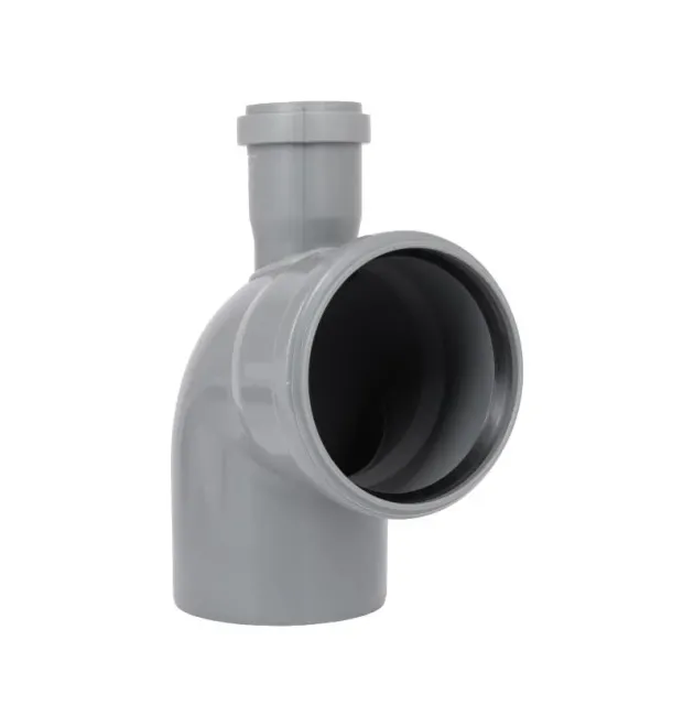 Коліно HT-System PLUS d110/50×87° з відведенням вгору, з ППР для каналізаційних труб Ostendorf-OSMA фото - 1