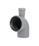 Коліно HT-System PLUS d110/50×87° з відведенням вгору, з ППР для каналізаційних труб Ostendorf-OSMA фото - 3