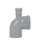 Коліно HT-System PLUS d110/50×87° з відведенням вгору, з ППР для каналізаційних труб Ostendorf-OSMA фото - 4
