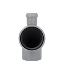 Коліно HT-System PLUS d110/50×87° з відведенням вгору, з ППР для каналізаційних труб Ostendorf-OSMA фото - 5