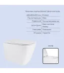 Готове рішення Qtap для ванної кімнати: підвісний унітаз Tern Ultra Quiet 490x365x325 + комплект інсталяції Standard (лінійна клавіша White) фото - 3