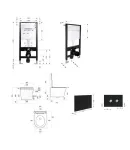 Готове рішення Qtap для ванної кімнати: підвісний унітаз Scorpio Ultra Quiet 490x365x325 + комплект інсталяції Standard (кругла клавіша Black) фото - 2