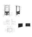Готовое решение Qtap для ванной комнаты: подвесной унитаз Swan Ultra Quiet 485x360x320 + комплект инсталляции Standard (круглая кнопка Black) фото - 2