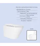 Готовое решение Qtap для ванной комнаты: подвесной унитаз Swan Ultra Quiet 485x360x320 + комплект инсталляции Standard (круглая кнопка Black) фото - 3