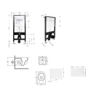 Готовое решение Qtap для ванной комнаты: подвесной унитаз Swan Ultra Quiet 520x360x320 + комплект инсталляции Standard (линейная кнопка White) фото - 2