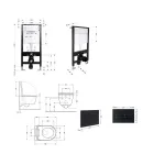 Готове рішення Qtap для ванної кімнати: підвісний унітаз Taurus Ultra Quiet 485x360x350 + комплект інсталяції Standard (лінійна клавіша Black) фото - 2