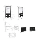 Готове рішення Qtap для ванної кімнати: підвісний унітаз Taurus Ultra Quiet 515x360x350 + комплект інсталяції Standard (кругла клавіша Black) фото - 2