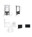 Готове рішення Qtap для ванної кімнати: підвісний унітаз Taurus Ultra Quiet 515x360x350 + комплект інсталяції Standard (лінійна клавіша Black) фото - 2
