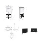 Готове рішення Qtap для ванної кімнати: підвісний унітаз Scorpio ML Ultra Quiet 490x365x325 + комплект інсталяції Standard (кругла клавіша Black) фото - 2