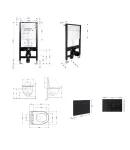 Готове рішення Qtap для ванної кімнати: підвісний унітаз Scorpio ML Ultra Quiet 520x365x365 + комплект інсталяції Standard (лінійна клавіша Black) фото - 2
