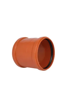 Муфта насувна KG System d200, з ПВХ для каналізаційних труб Ostendorf-OSMA