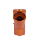 Трійник KG System d200/160/200×45°, з ПВХ для каналізаційних труб Ostendorf-OSMA фото - 5