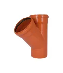Трійник KG System d200/200/200×45°, з ПВХ для каналізаційних труб Ostendorf-OSMA фото - 3