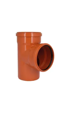 Трійник KG System d200/200/200×87°, з ПВХ для каналізаційних труб Ostendorf-OSMA